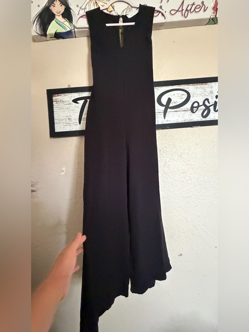 ASTR Black Wide-Leg Jumpsuit
